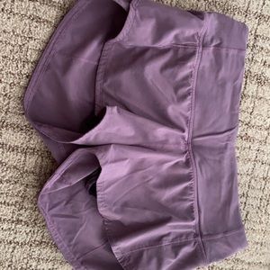 Purple speed up lululemon shorts